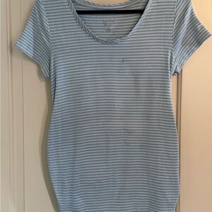 Isabel Maternity Striped Blue Women's Top - size M